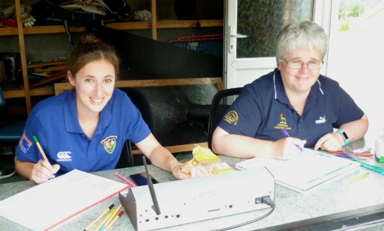 Helen with Nicola Murray of Pembroke Dock